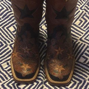 Black Jack fully tooled boots